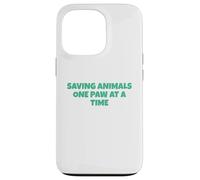 Saving Animals One Paw At A Time Case for iPhone 13 Pro