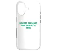 Saving Animals One Paw At A Time Case for iPhone 17