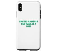 Saving Animals One Paw At A Time Case for iPhone XS Max