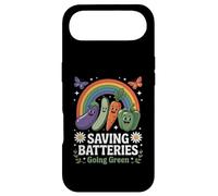 Saving Batteries Going Green Vegetarian Vegan Planet Earth Case for iPhone Air