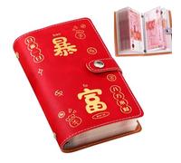 Saving Booklet - 2025 Large Capacity Money Saving Binder, 50 Sheets Multiple Compartments Financial Management Book for Cash Management, Budget Planning, Expense Tracking, Personal Finance Organizer