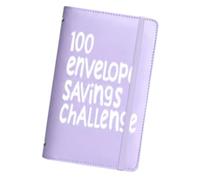 Saving Budget Planner - 15cm Envelope Money Saving, 100 Days Binder Envelopes, Financial Tracker Folders | Cash Stuffing Organizer Wallet for Budget Tracking Women Men Adults Home School
