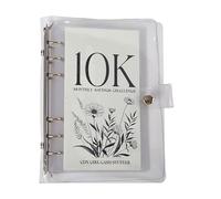 Saving Challenge Cash Album Envelope Challenge Album Money Management Sleeve PVC Album Family Friend Saving Challenge Album