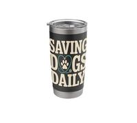 Saving Dogs Daily Vet Tech Dog Rescue Stainless Steel Insulated Tumbler