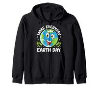 Saving Earth No Planet B Make Everyday Earth Day Zip Hoodie