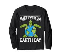 Saving Earth No Planet B Turtle Make Everyday Earth Day Long Sleeve T-Shirt