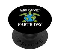 Saving Earth No Planet B Turtle Make Everyday Earth Day PopSockets Adhesive PopGrip