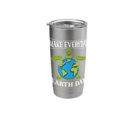 Saving Earth No Planet B Turtle Make Everyday Earth Day Stainless Steel Insulated Tumbler