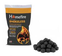 SAVING HUB - 10KG Smokeless Fuel Bag - Long-Lasting Low-Emission Coal Blocks - Multi-Purpose Smoke Control Fuel - Multi-Fuel Stoves & Open Fires, Low Ash, Overnight Burning (1)