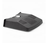 SAVING HUB - Black Plastic Drain Cover Grid, 33x30cm Ventilated Outdoor Drain Guard - Heavy Duty Gutter Grid Pipe Eden Style Protector Anti Blockage Stops Leaves & Debris (1x)