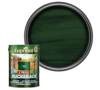 SAVING HUB Ducksback Fence Paint 5L - Garden Fence&Shed Paints - Non Drip Formula, for Rough Sawn Wood - Water Repellent Frost Protection, Sheds Fences Paint - Wooden Fences Paints (Forest Green)