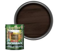 SAVING HUB Ducksback Fence Paint 5L - Garden Fence&Shed Paints - Non Drip Formula, for Rough Sawn Wood - Water Repellent Frost Protection, Sheds Fences Paint - Wooden Fences Paints (Forest Oak)
