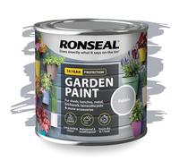 SAVING HUB Garden Paint 250ml - Exterior Multi-Surface Paint for Wood, Fence, Brick, Metal, Stone & Terracotta - Waterproof Weather Resistant Matt Finish for Sheds, Garden & Outdoor Use (Pebble)
