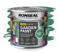 SAVING HUB Garden Paint 250ml - Exterior Multi-Surface Paint for Wood, Fence, Brick, Metal, Stone & Terracotta - Waterproof Weather Resistant Matt Finish for Sheds, Garden & Outdoor Rainforest Green