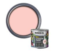 SAVING HUB Garden Paint 250ml - Suitable For Outdoor Furniture Wood, Benches, Metal, Brickwork, Terracotta Pots - Exterior Wood Paint Waterproof & Weatherproof Touch Dry In 1 Hour (Cherry Blossom)