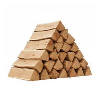 SAVING HUB - Kiln Dried Real Wood Logs Medium Bag 6 kg - Ready to Burn Less Than 20 Percent Moisture - Clean Handling & Quick to Light - Ideal for Fireplaces Log Burners BBQ and Chimeneas (6 kg)