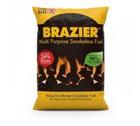 SAVING HUB - Multi Purpose Smokeless Coal Bag - Low Emission Coal Blocks - Multipurpose Smoke Control Fuel - Multi-Fuel Stoves & Open Fires, Low Ash, Overnight Burning 10KG (1)