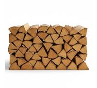 SAVING HUB - Premium Hardwood Logs 15kg - Ready to Use Firewood - Low Moisture & High Heat Output - Long Lasting Burn for Fireplace Stove Fire Pit Chiminea Log Burner & Pizza Oven - (15 kg)