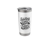 Saving Lives By Teaching Future Nurses, Nursing Educator Stainless Steel Insulated Tumbler