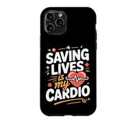 Saving Lives Is My Cardio Paramedic EMT EMS Case for iPhone 11 Pro