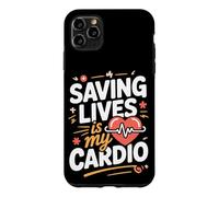 Saving Lives Is My Cardio Paramedic EMT EMS Case for iPhone 11 Pro Max