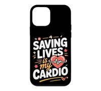 Saving Lives Is My Cardio Paramedic EMT EMS Case for iPhone 12 mini