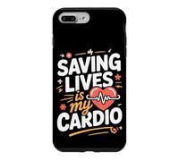 Saving Lives Is My Cardio Paramedic EMT EMS Case for iPhone 7 Plus/8 Plus