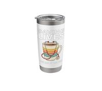 Saving Lives One Cup At The Time Nurse Coffee Stethoscope Stainless Steel Insulated Tumbler