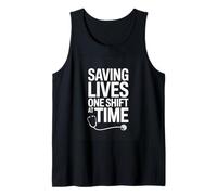 Saving Lives One Shift At Time Nurse Doctor Tank Top