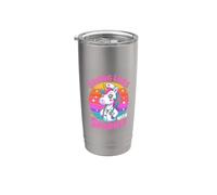 Saving Lives with Sparkle Nurse Unicorn Rainbow Stainless Steel Insulated Tumbler