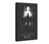 Saving Private Ryan Movie Poster Canvas Poster Wall Art Decor Print Picture Paintings for Living Room Bedroom Decoration 20x30inch(50x75cm)
