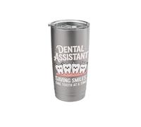 Saving Smiles Tooth Dentistry Dentists Dental Assistant Stainless Steel Insulated Tumbler