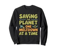 Saving The Planet One Meltdown At A Time Funny Mom Sweatshirt