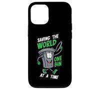 Saving The World On Bin At A Time Planet Climate Changes Case for iPhone 12/12 Pro