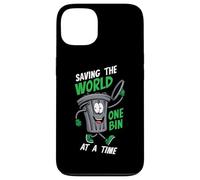 Saving The World On Bin At A Time Planet Climate Changes Case for iPhone 13