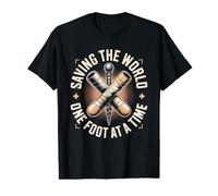 Saving the World One Foot at a Time Podiatrist Doctor Value Graphic T-Shirt