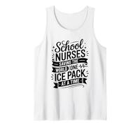 Saving The World One Ice Pack At A Time, School Nurses Tank Top
