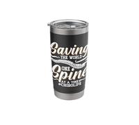 Saving The World Therapy Therapist Chiropractor Chiropractic Stainless Steel Insulated Tumbler