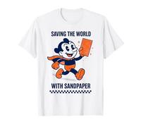 Saving The World with Sandpaper | Upcycling T-Shirt