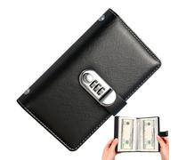 Savings Binder - 100 Card Slots, Budget Money Organizer | Secure Cash & Expense Management System, Multi-Compartment Financial Tool for Family, Business