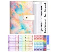 Savings Binder, A6 Cash Binder, Budget Envelope Book, Refillable Planner Organizer, Money Saving Notebook for School, Home, Travel, Adults, Kids, Finance, Bills, Expenses, Goals, Planning, Budgeting