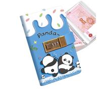 Savings Binder - Animal Pattern Secure Planner - 100 Envelopes Challenge to Save Money | for Dorm Bedroom Office Home School Car Party Gifts