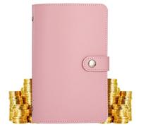 Savings Binder - Cash Envelopes | 100 Envelope Challenge Kit - 1-Pack for Budgeting Financial Planning A6 Notebook with Tracking Sheets Reusable Storage Pockets Water Resistant Easy Portability