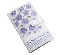 Savings Book - 100 Envelope Challenge, Oil Painting, Notebook Portable Wallet Organizer, Payment Bill Expense Storage, Cash Budgeting Planner, 100 Days Financial Goal Tracker for Adults