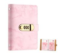 Savings Book with 100 Sachets | Lockable Cash Binder - Spend Tracker Notebook - For Freelance Beginners Families Couples Adults