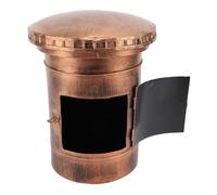 Savings box Vintage Metal Mailbox, Home decoration and Decoration Office Practical work, Retro crafts for collectors, living room or office