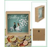 Savings Box Wedding Fund Wedding Wooden Frame Money Gifts