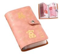 Savings Brochure, Cash Saving Book - 2025 Large Capacity Money Saving Binder,50 Sheets Multiple Compartments Brochure Cash Brochure Organization for Planning