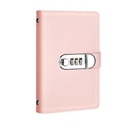 Savings Challenge Binder - 100 Card Slots Budget Book, Leather Reusable Money, Portable Locking Financial Planner, Innovative Cash Saving System - for Children Friends Goal Setting