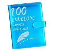 Savings Challenge Binder 100 Envelopes, Savings Challenge Binder from 100 Envelopes | Cash Envelopes with Cheap Book Binder for 100 Days,Couples Binder with T